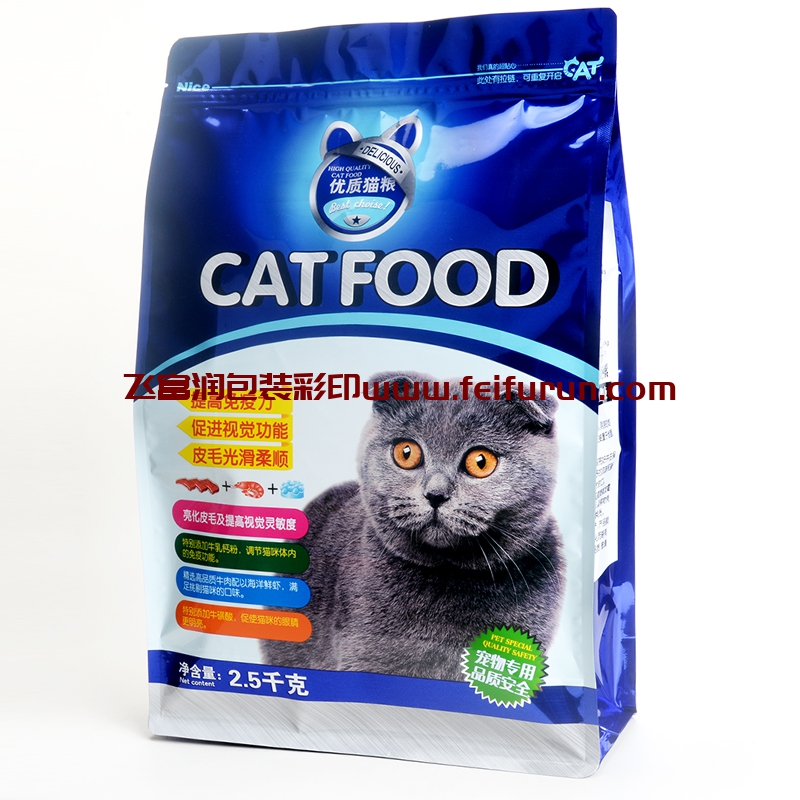 【飛富潤】之CAT FOOD八邊封寵物食品包裝袋系列二 【飛富潤】之CAT FOOD八邊封寵物食品包裝袋系列二
